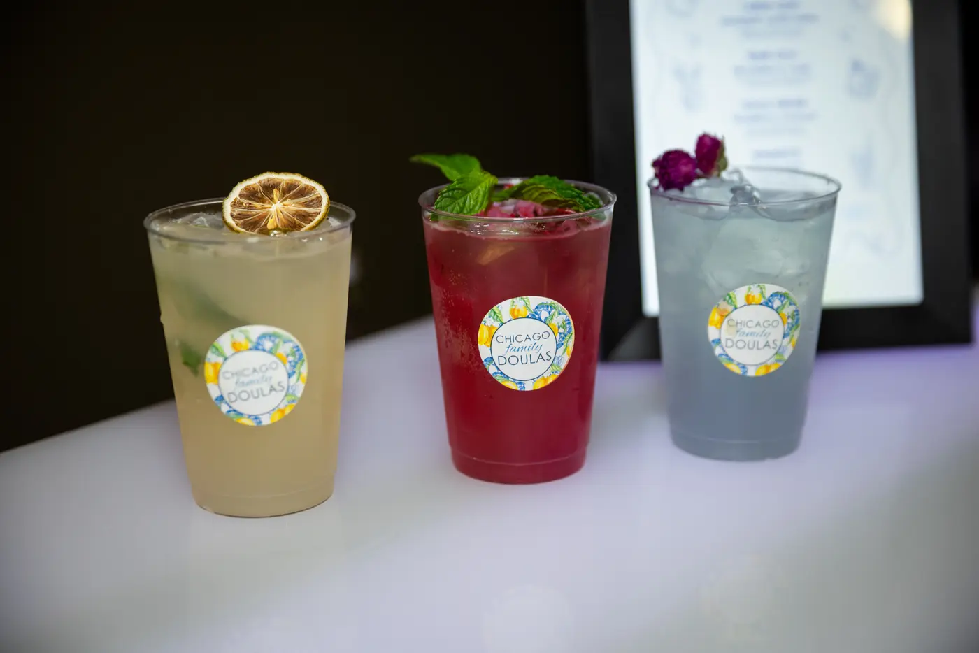 Mocktail bar with gourmet syrups by Abu Sauce